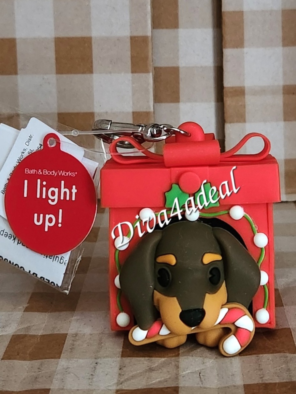 Bath & Body Works LIGHT-UP PUP PRESENT PocketBac Holder